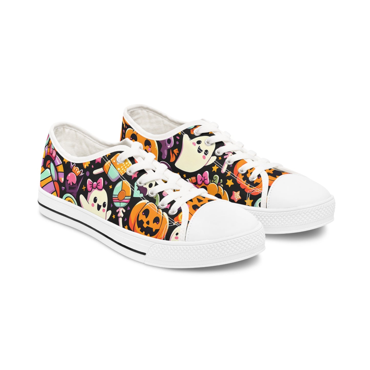 Women's Sweet And Spooky Low Top Sneakers