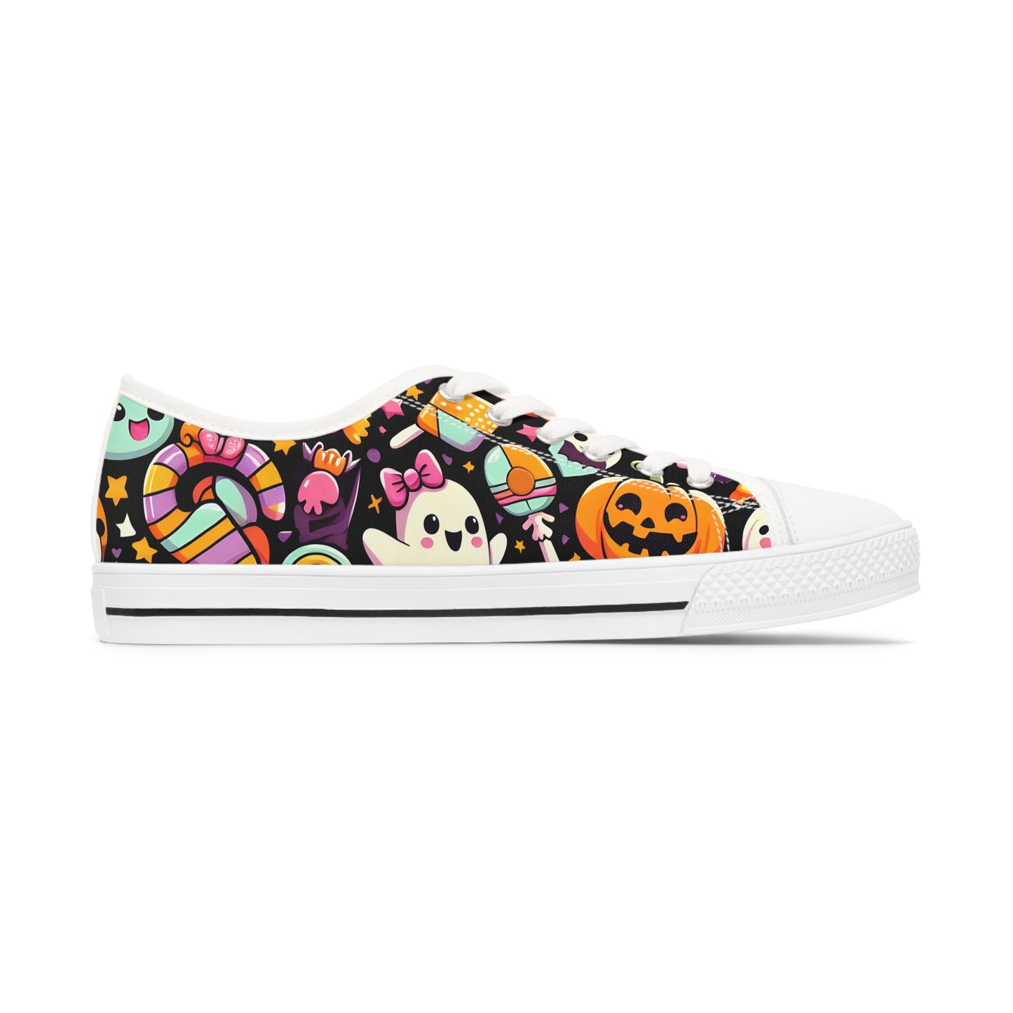 Women's Sweet And Spooky Low Top Sneakers