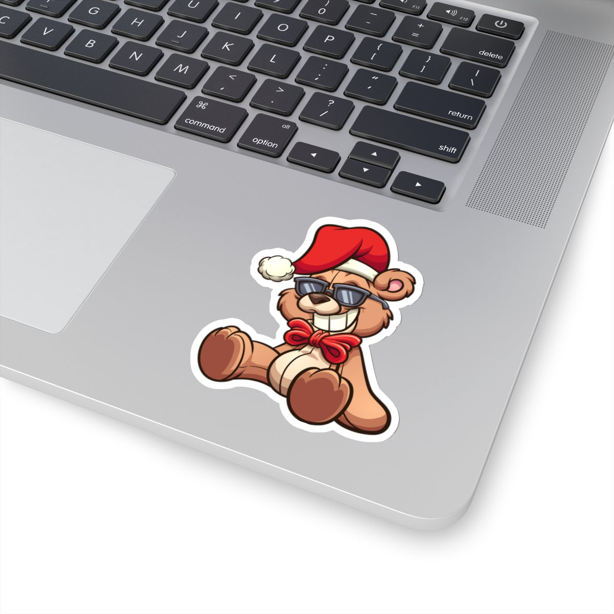 Chill Holiday Bear Sticker