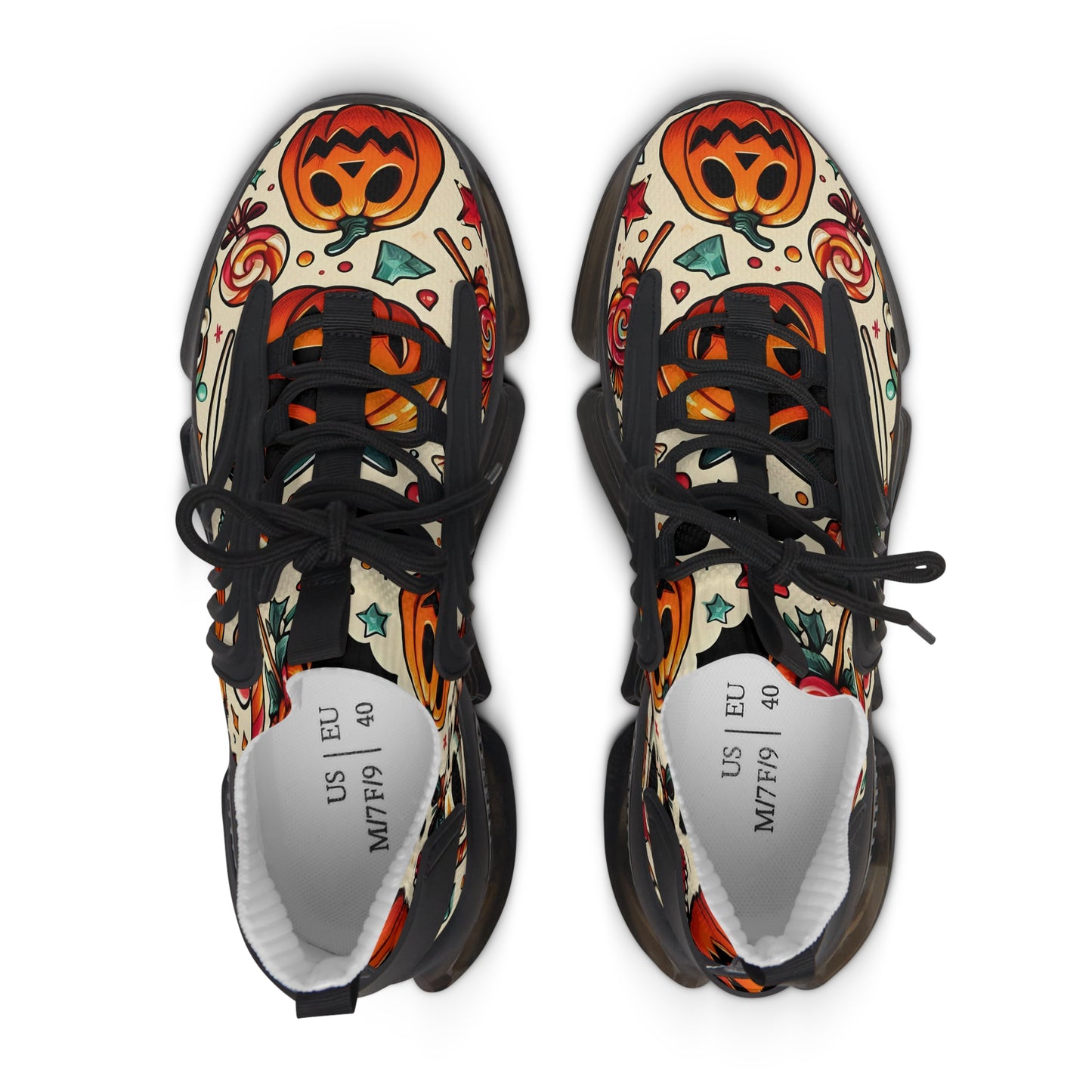 Women's Pumpkins And Bats Sneakers