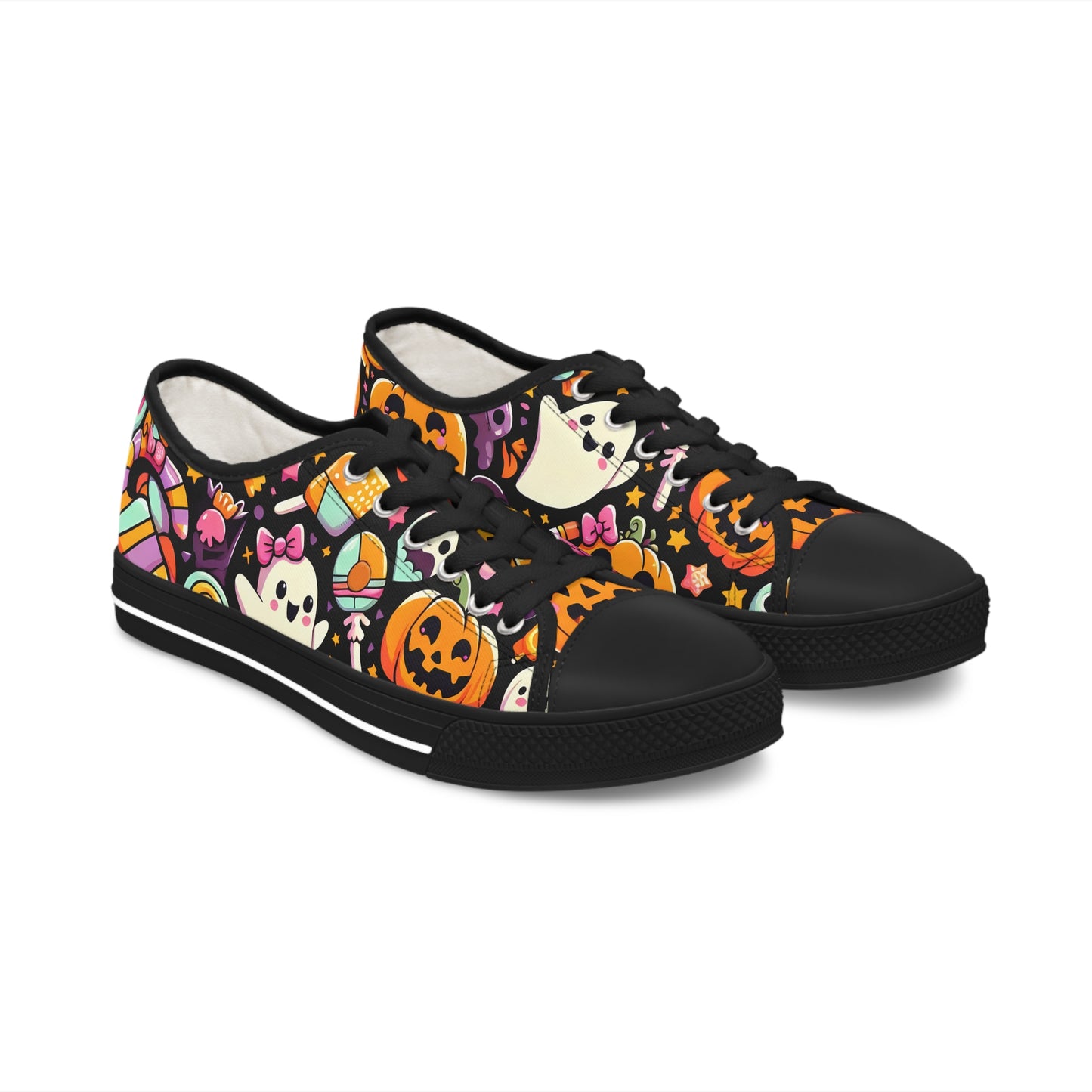 Women's Sweet And Spooky Low Top Sneakers