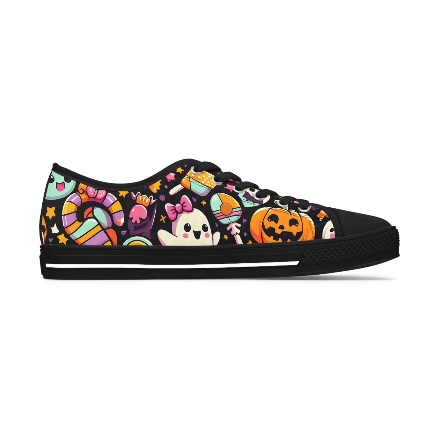 Women's Sweet And Spooky Low Top Sneakers