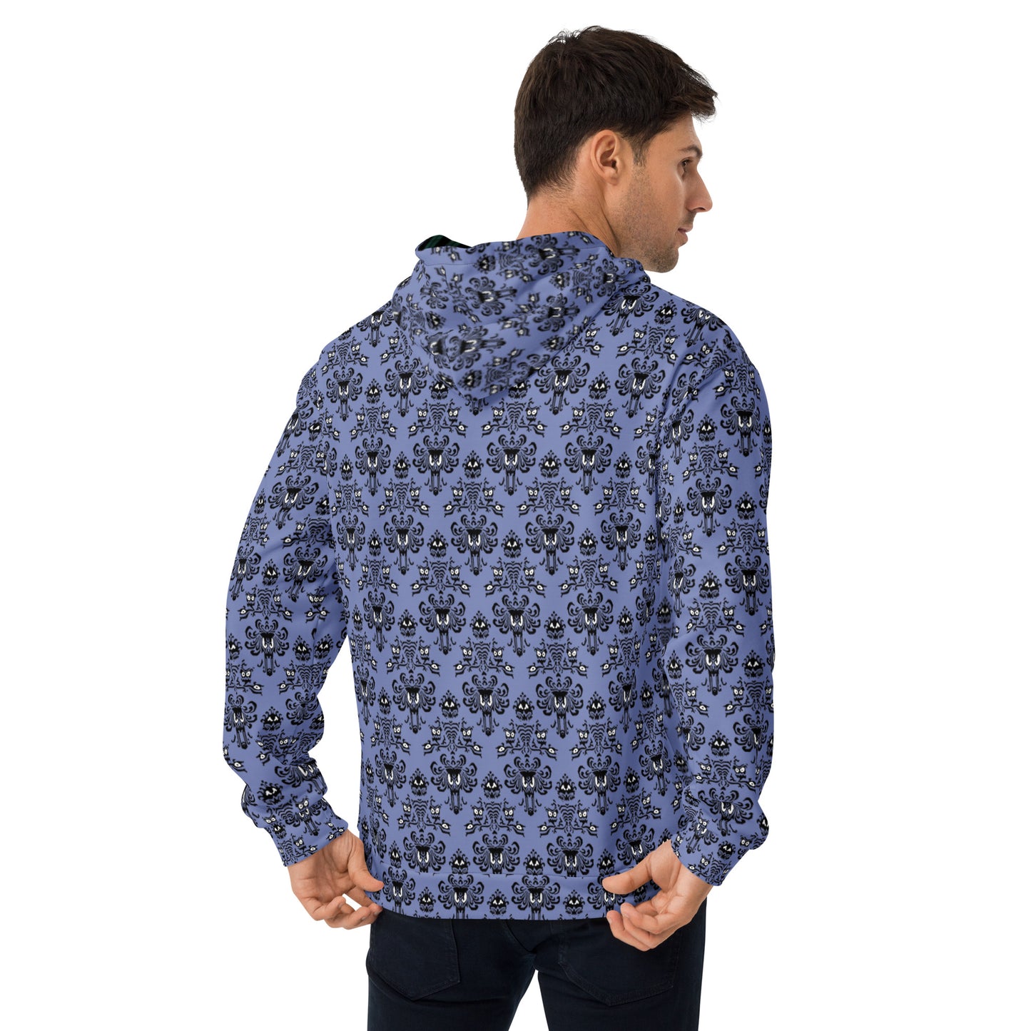 Haunted House Wallpaper Unisex Hoodie