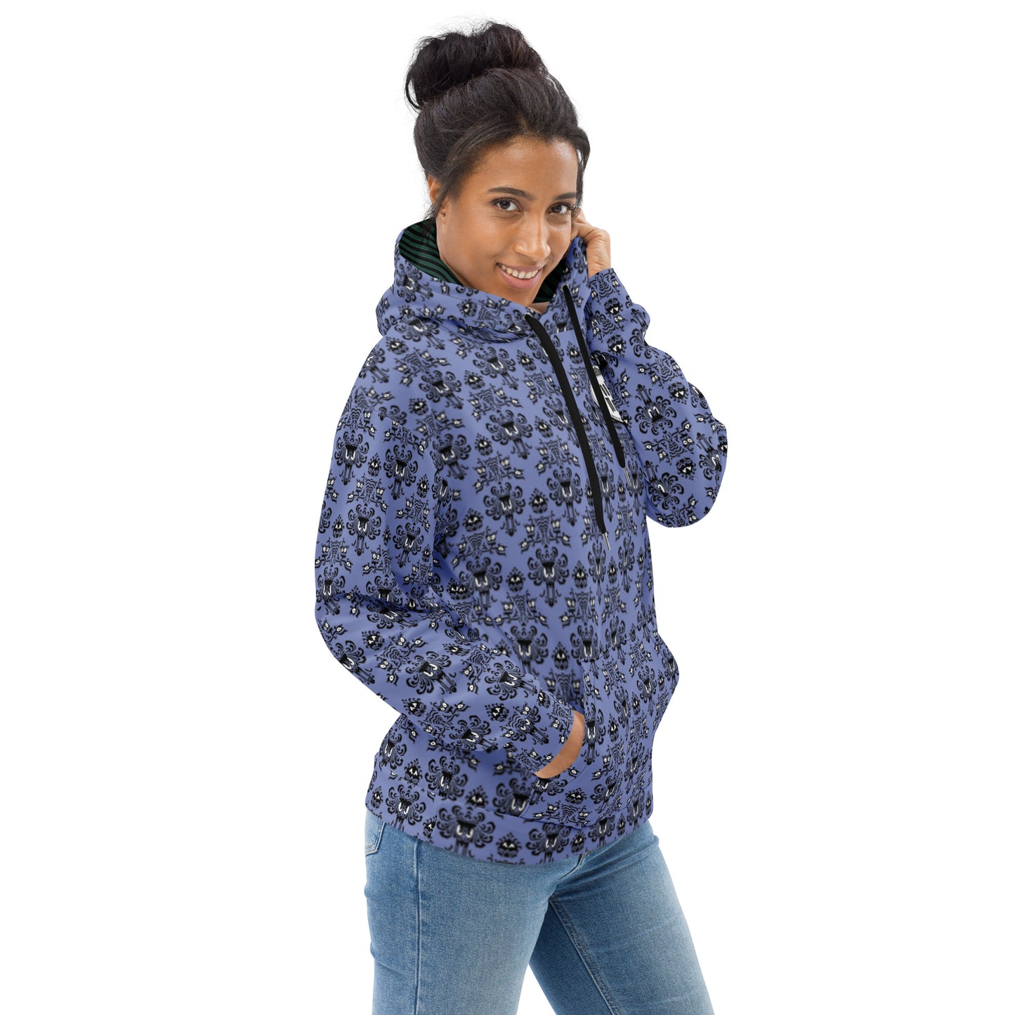 Haunted House Wallpaper Unisex Hoodie