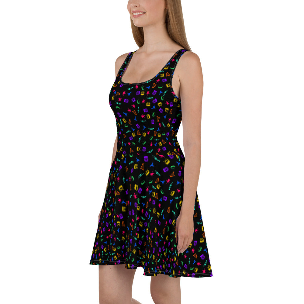 Fortune Teller Skater Dress