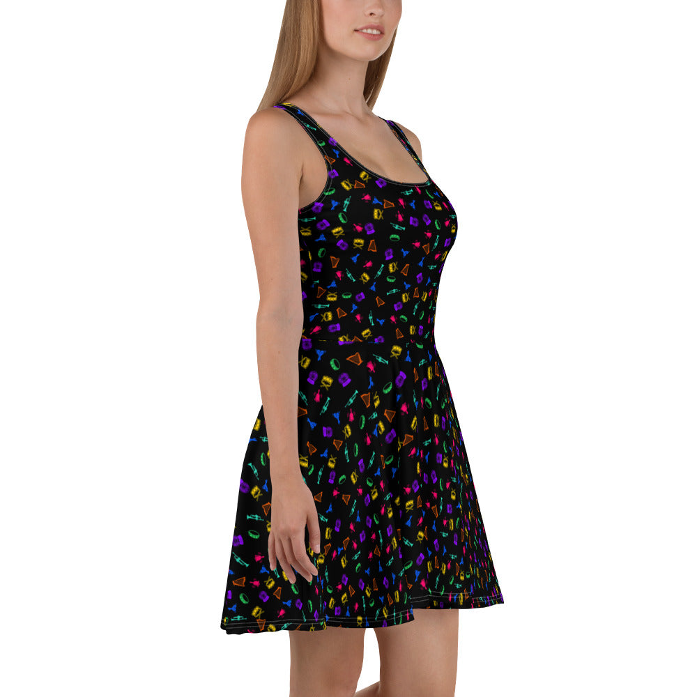 Fortune Teller Skater Dress