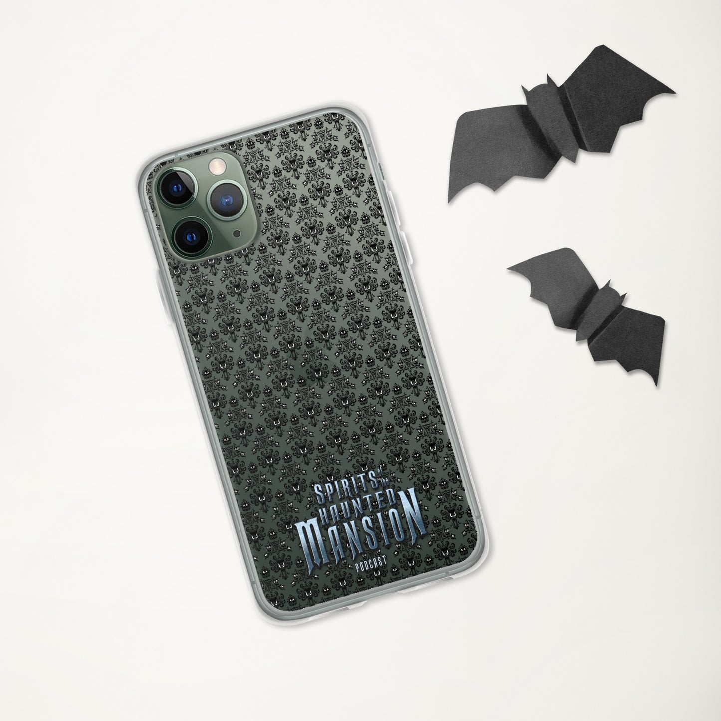 Haunted House Wallpaper Clear Case for iPhone®