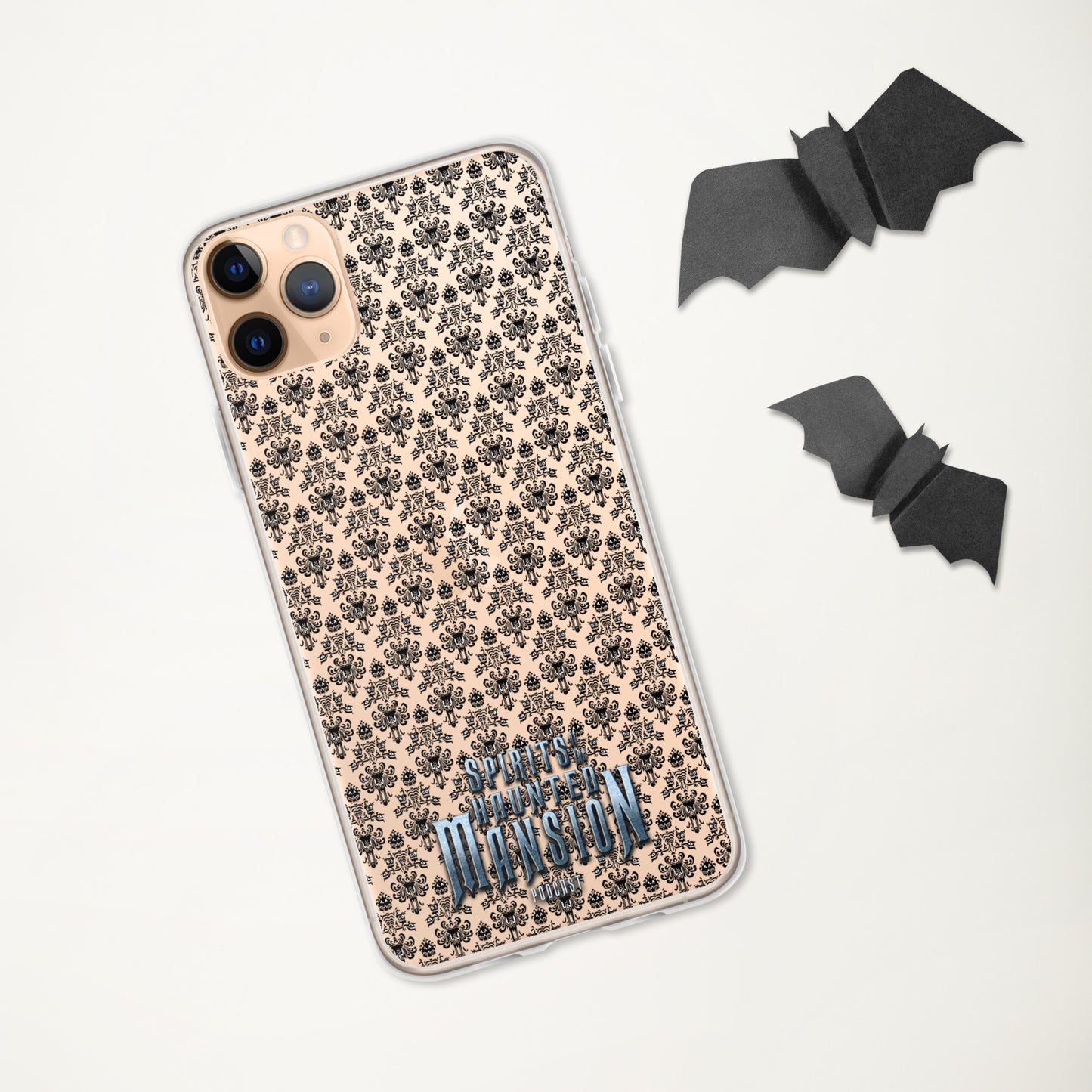 Haunted House Wallpaper Clear Case for iPhone®