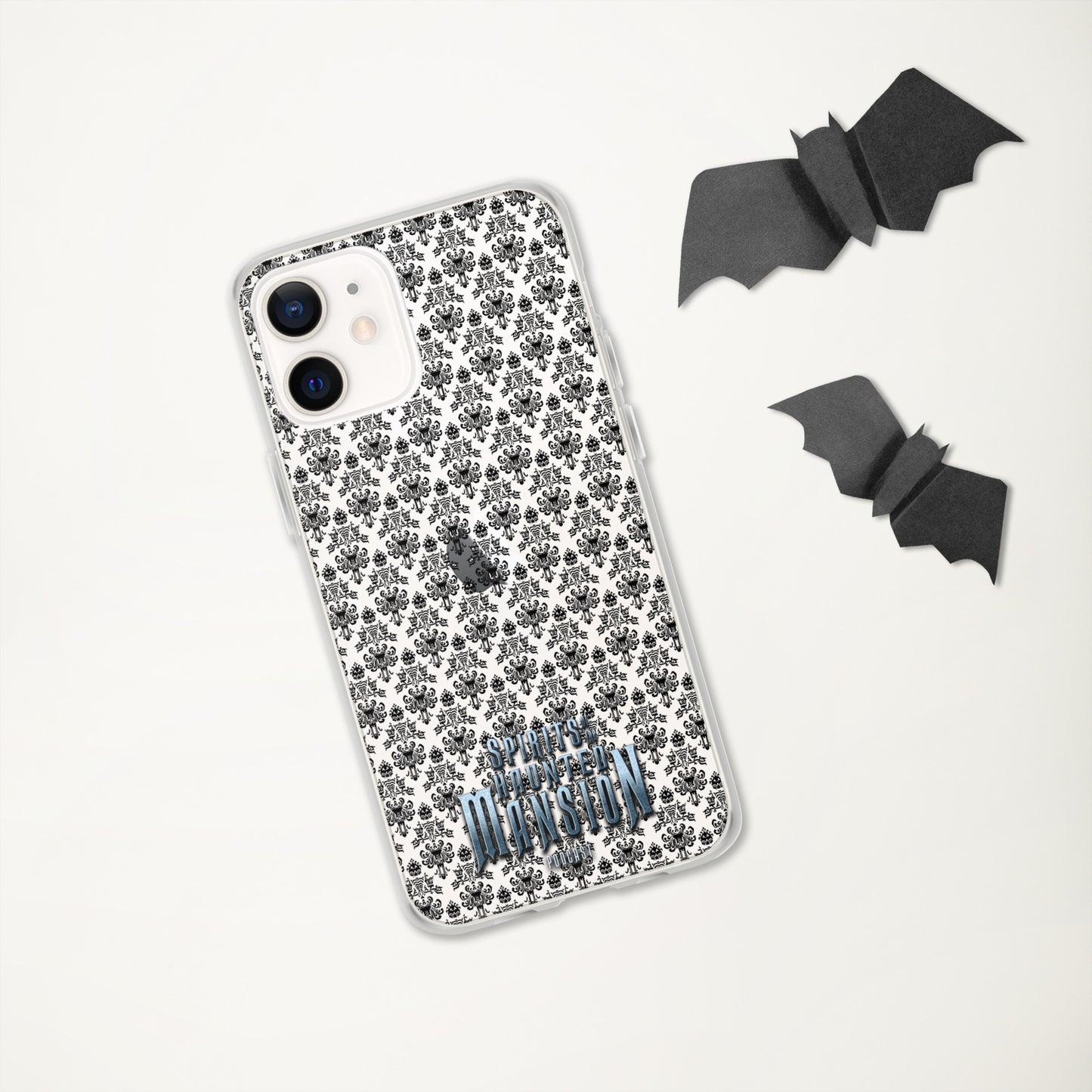 Haunted House Wallpaper Clear Case for iPhone®