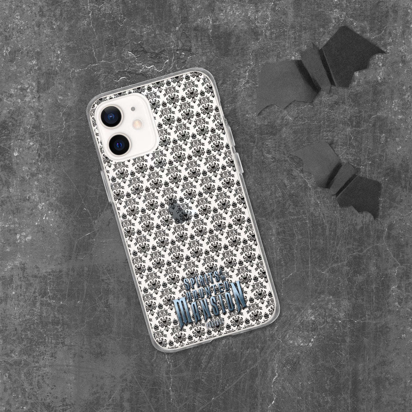 Haunted House Wallpaper Clear Case for iPhone®