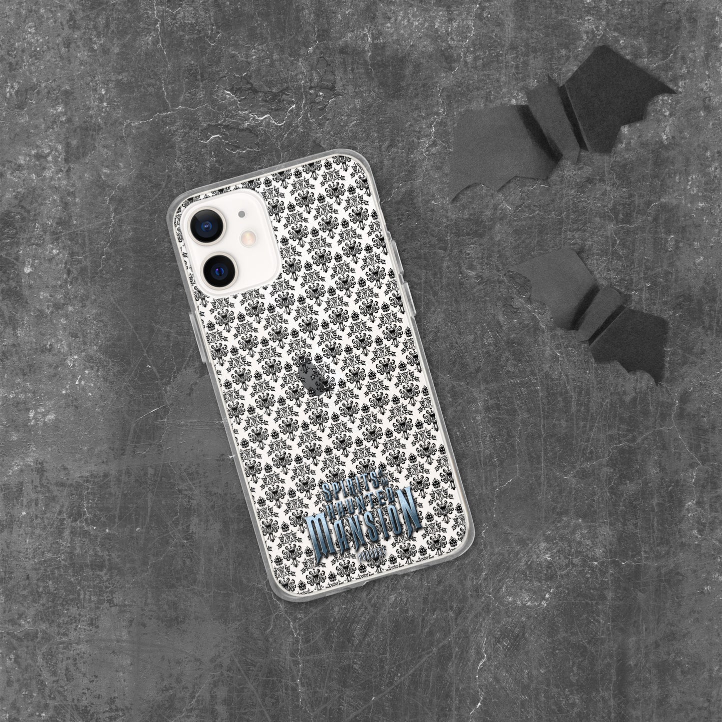 Haunted House Wallpaper Clear Case for iPhone®