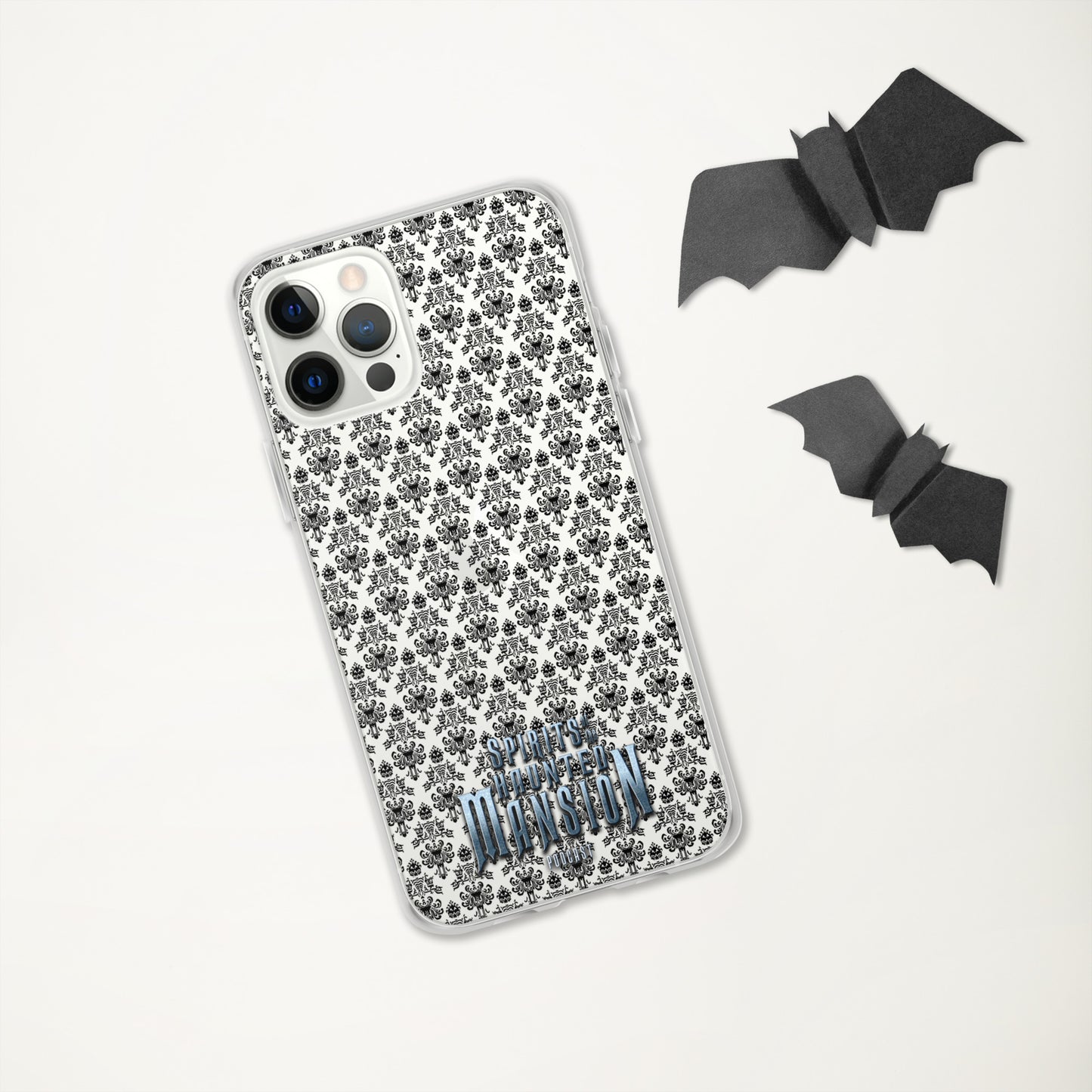 Haunted House Wallpaper Clear Case for iPhone®