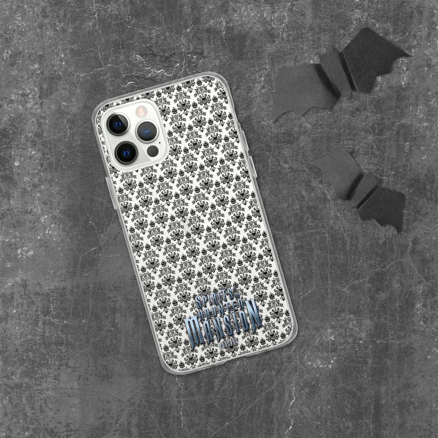 Haunted House Wallpaper Clear Case for iPhone®