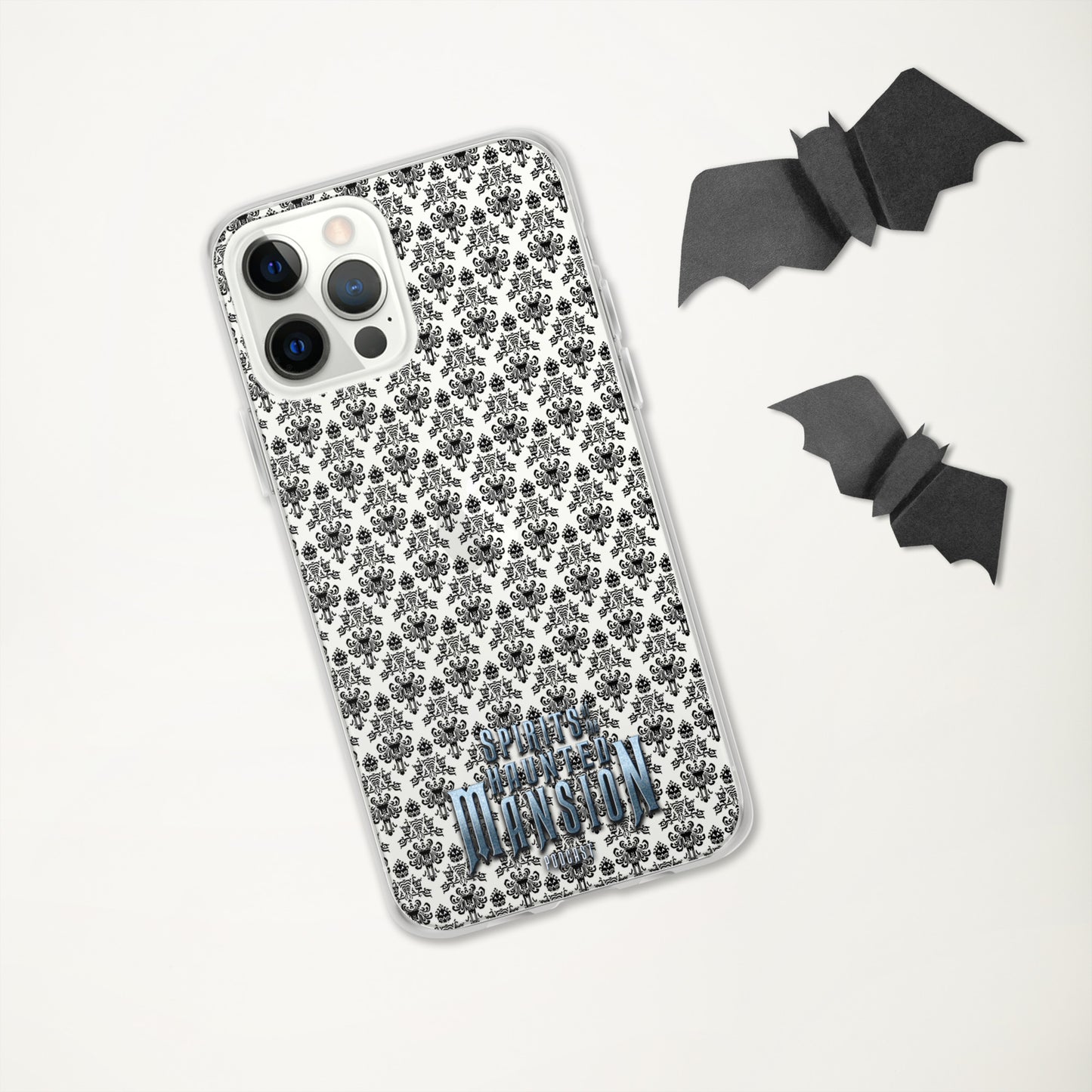 Haunted House Wallpaper Clear Case for iPhone®