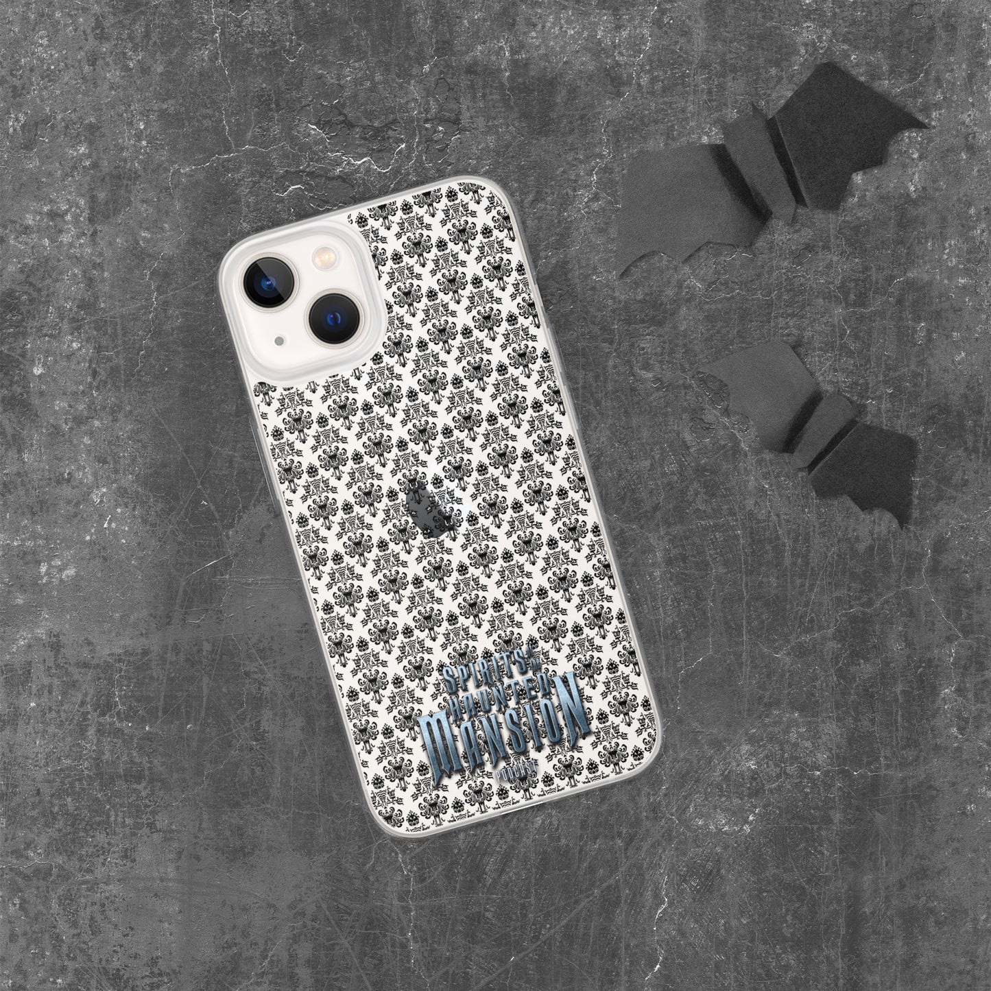 Haunted House Wallpaper Clear Case for iPhone®