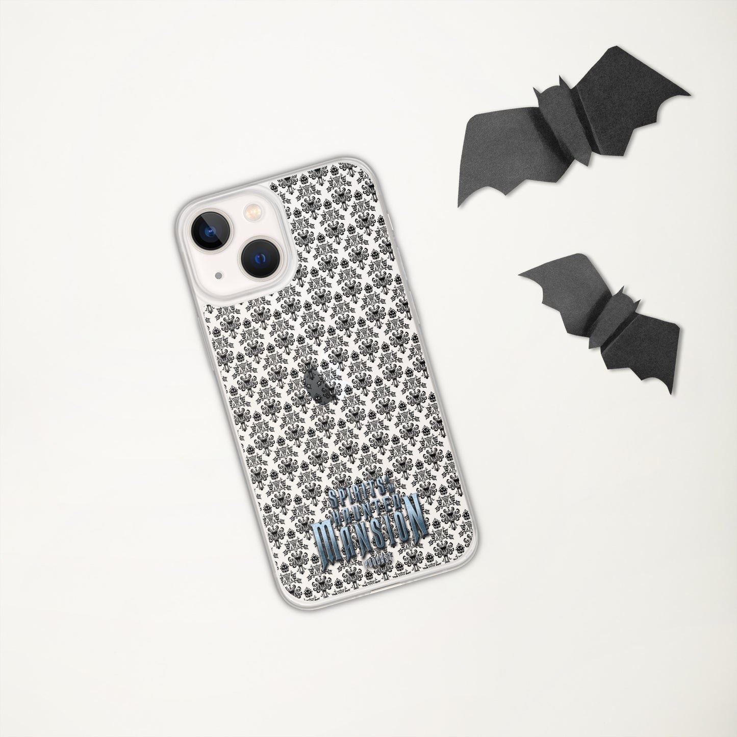 Haunted House Wallpaper Clear Case for iPhone®