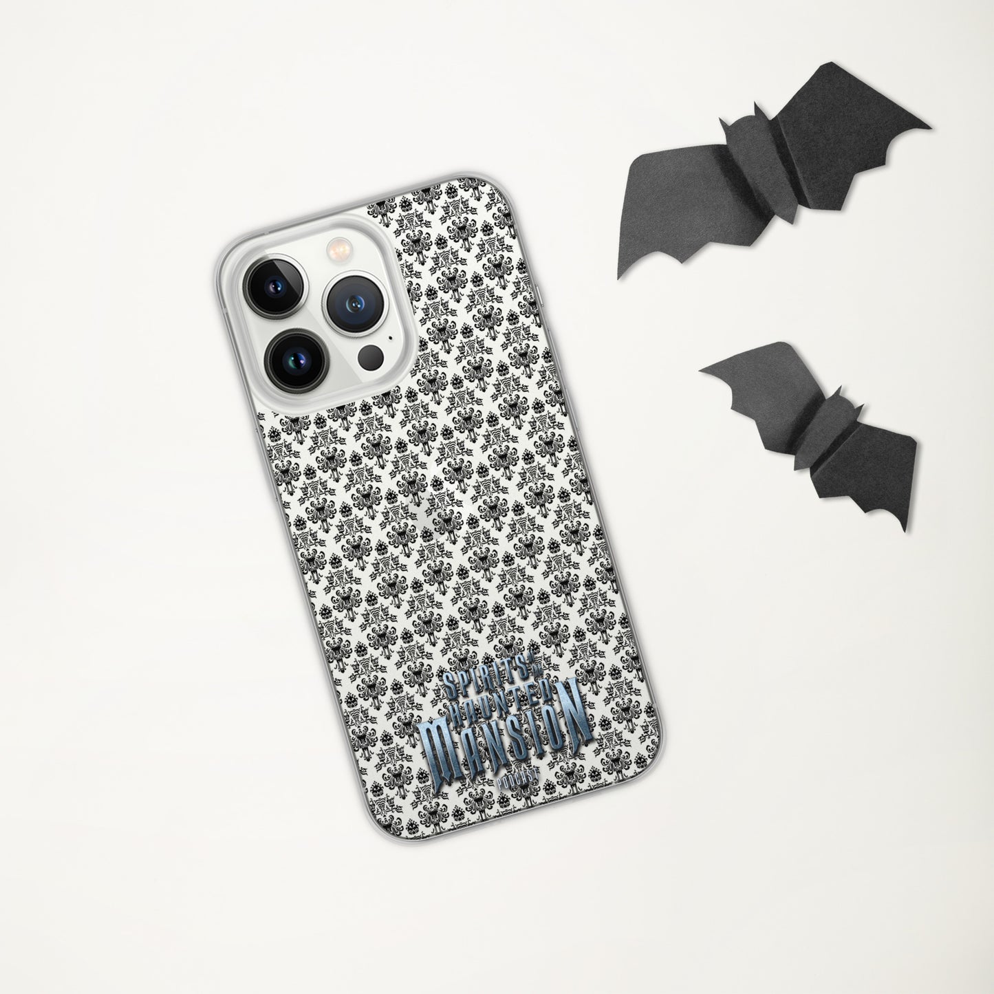 Haunted House Wallpaper Clear Case for iPhone®