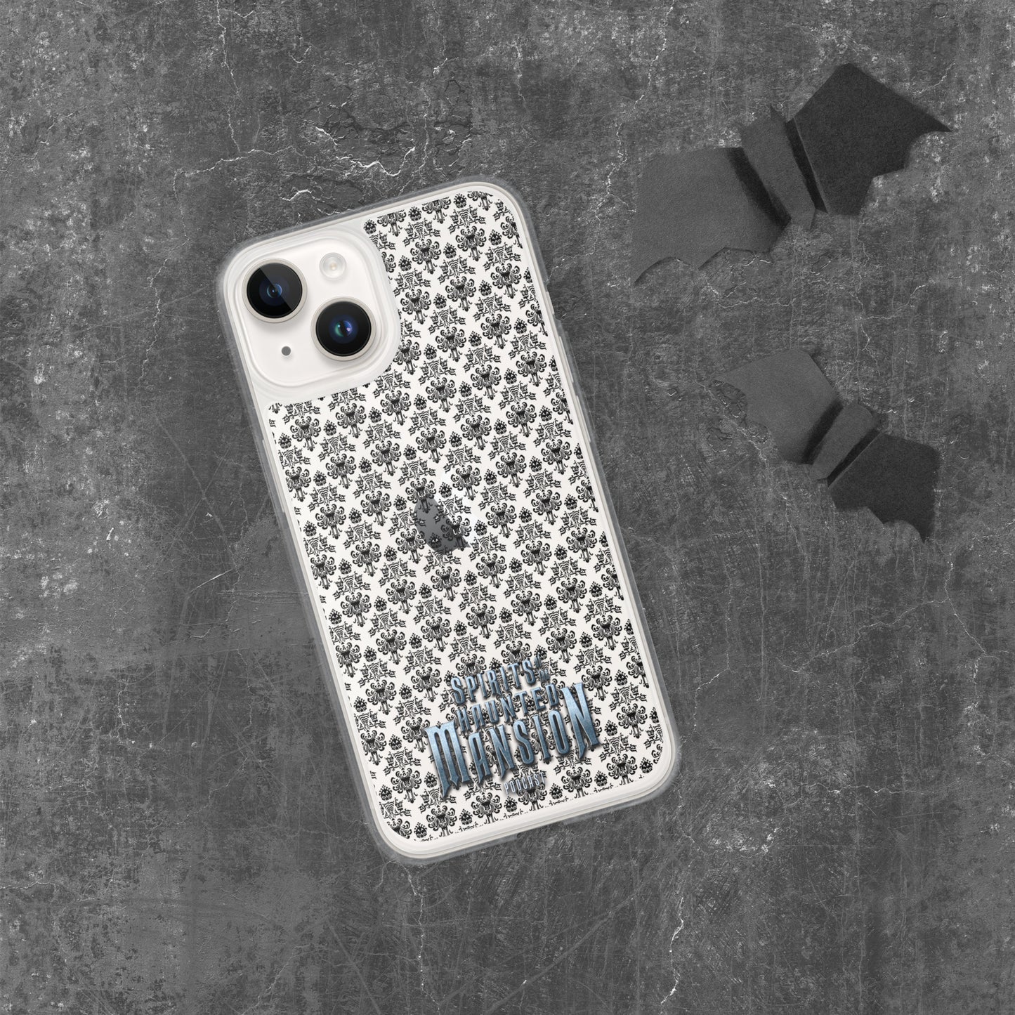 Haunted House Wallpaper Clear Case for iPhone®