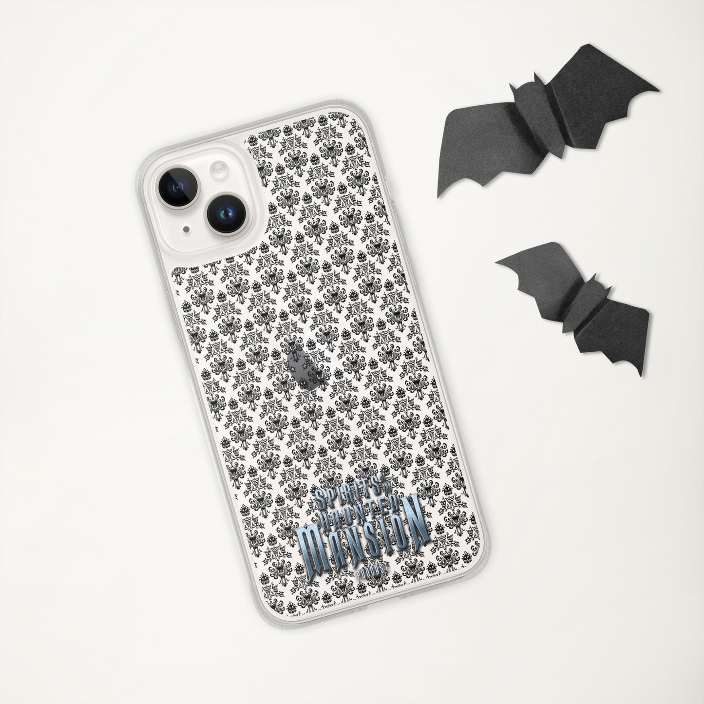 Haunted House Wallpaper Clear Case for iPhone®