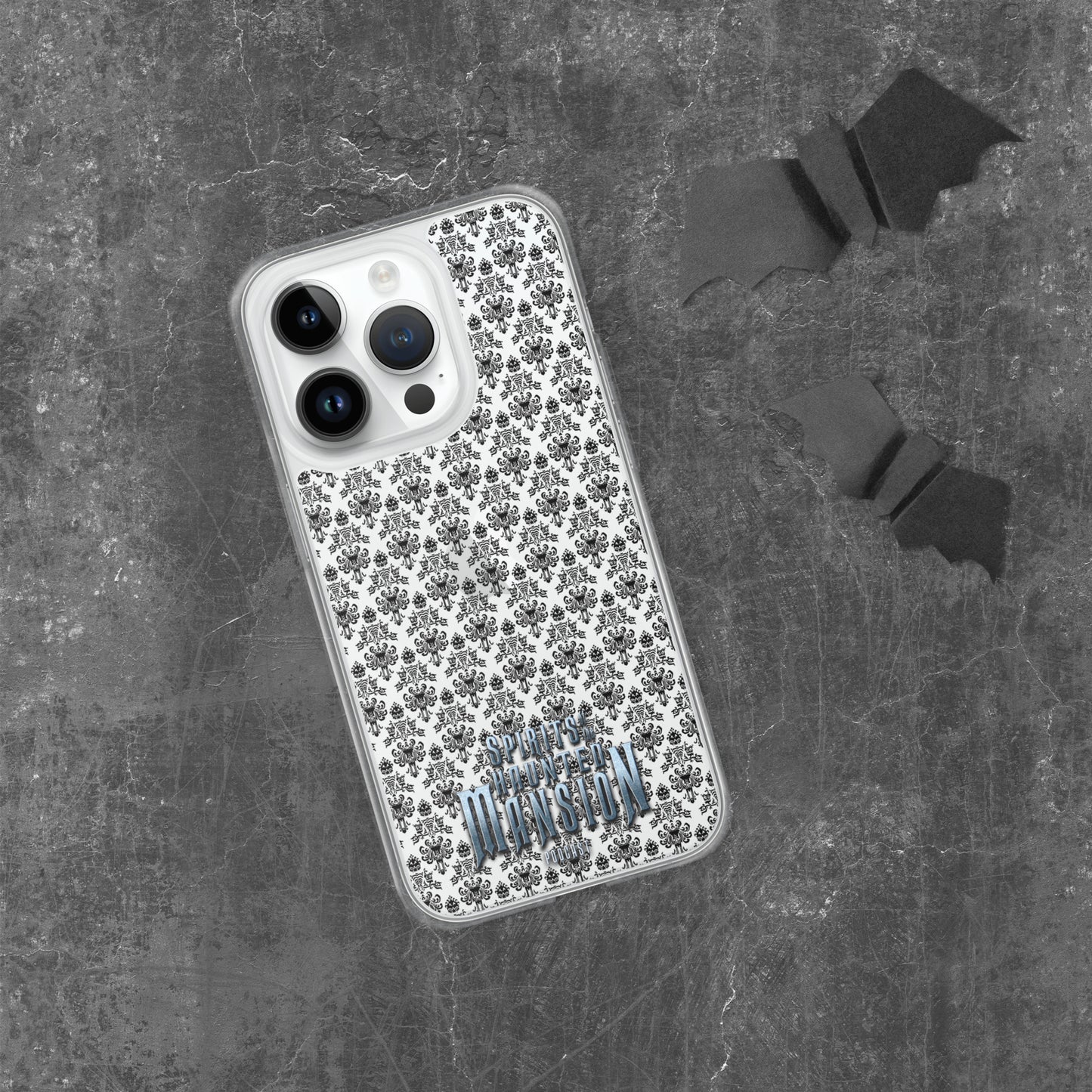 Haunted House Wallpaper Clear Case for iPhone®