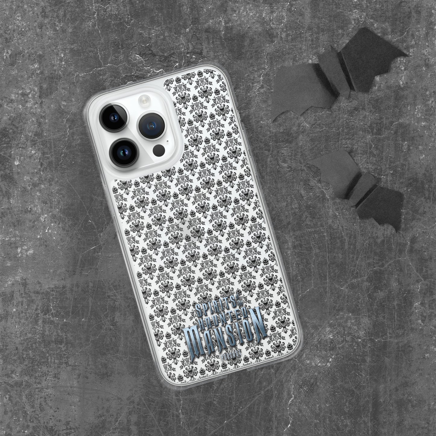 Haunted House Wallpaper Clear Case for iPhone®