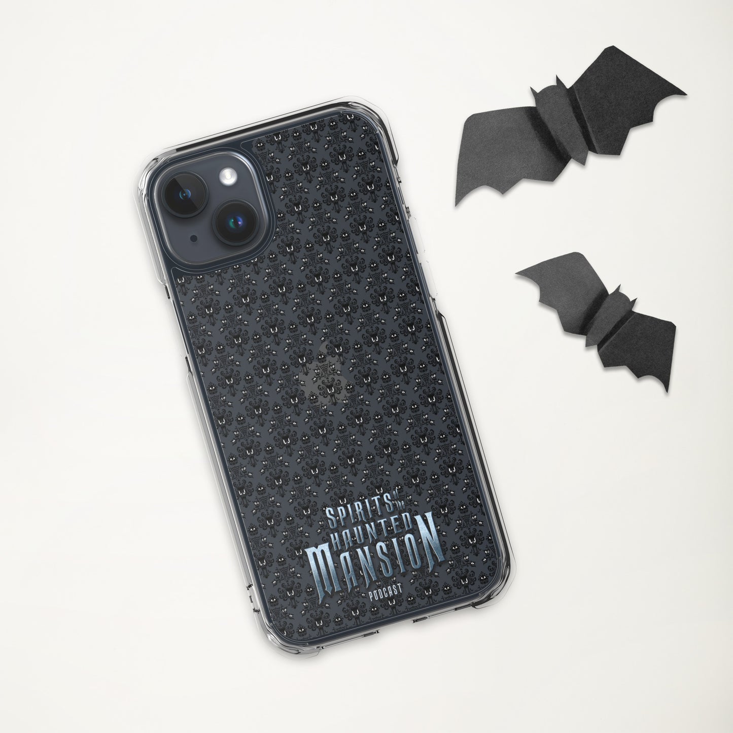 Haunted House Wallpaper Clear Case for iPhone®