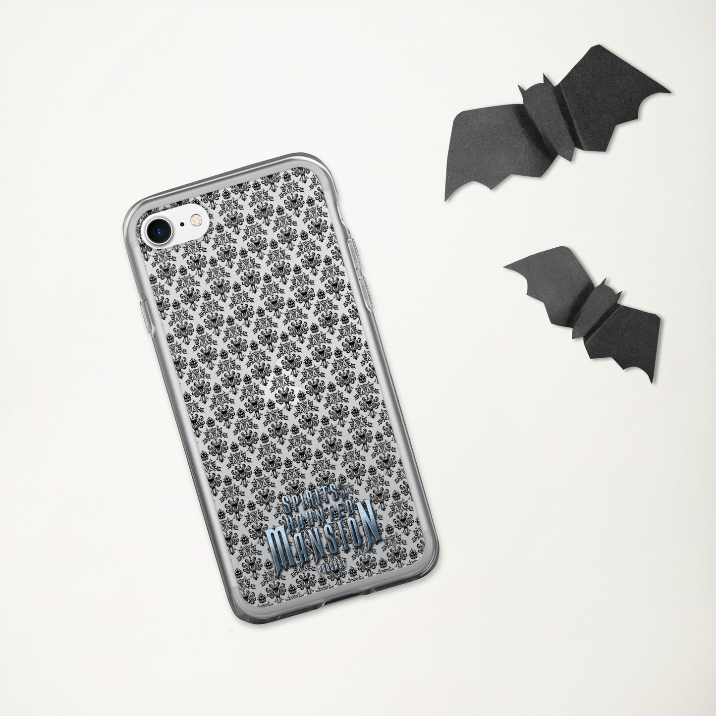 Haunted House Wallpaper Clear Case for iPhone®