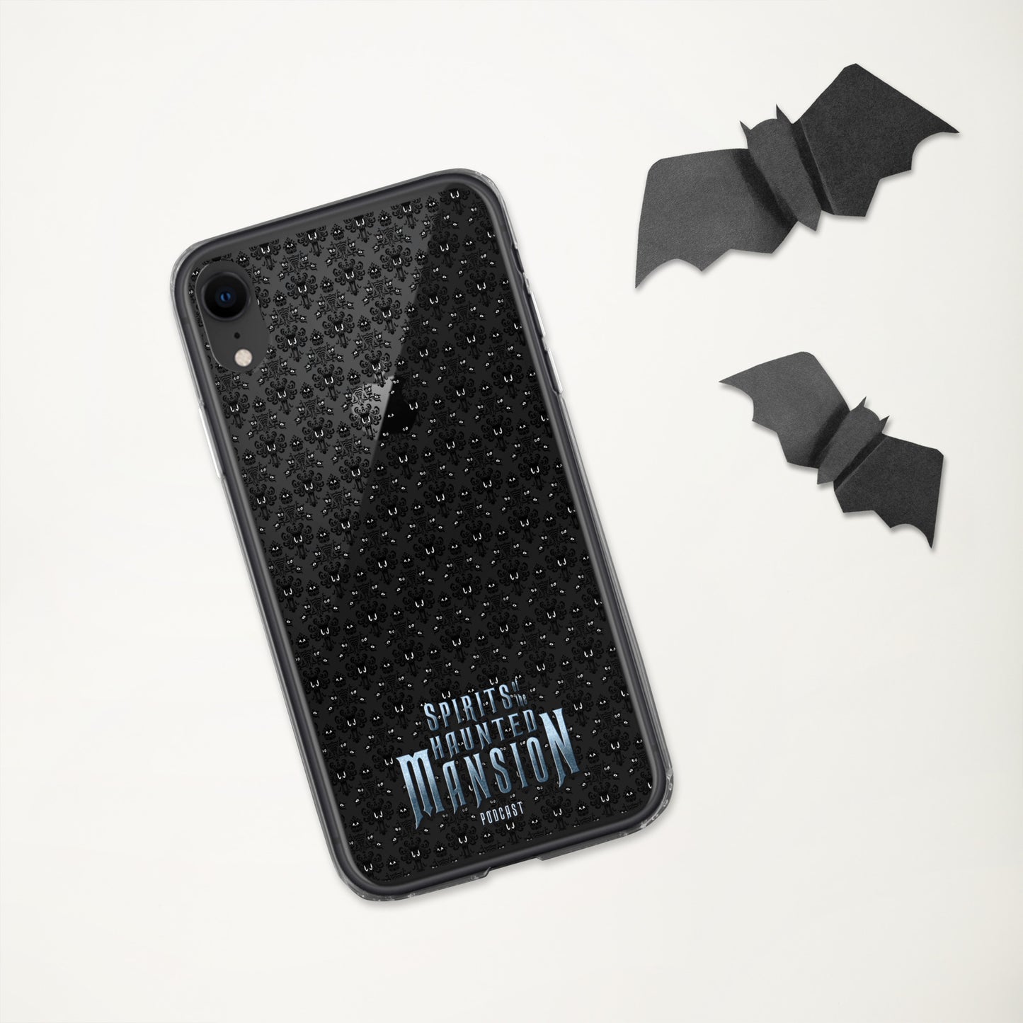 Haunted House Wallpaper Clear Case for iPhone®