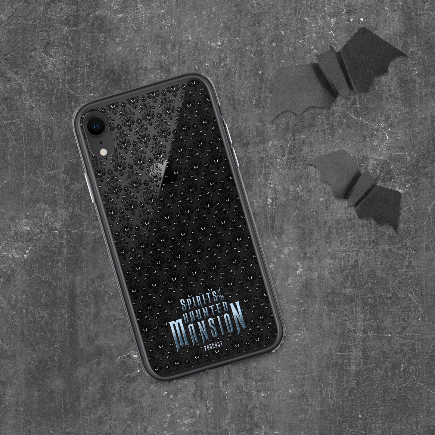 Haunted House Wallpaper Clear Case for iPhone®