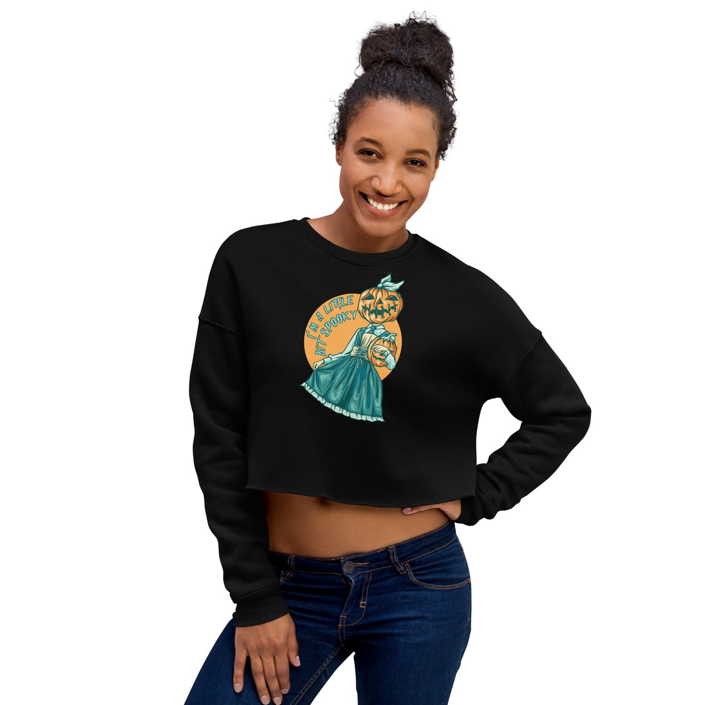 I'm A Little Bit Spooky Crop Sweatshirt