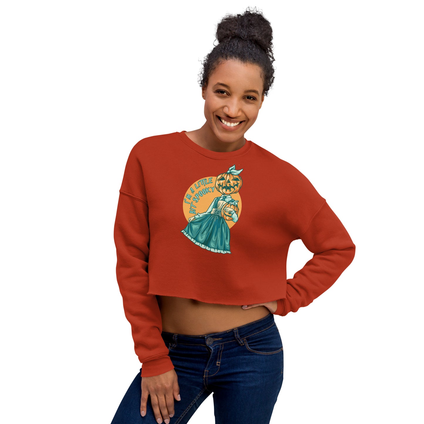 I'm A Little Bit Spooky Crop Sweatshirt