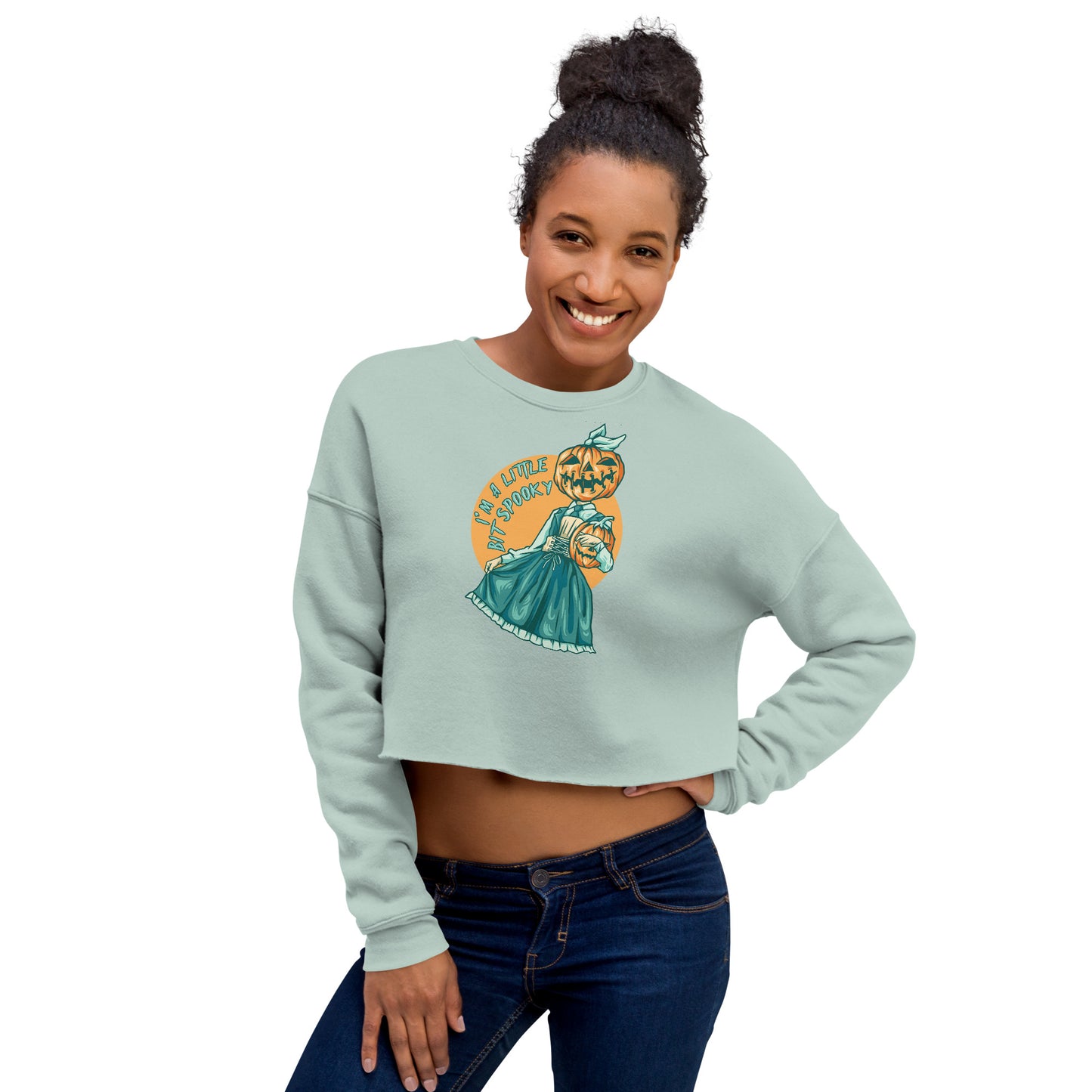 I'm A Little Bit Spooky Crop Sweatshirt