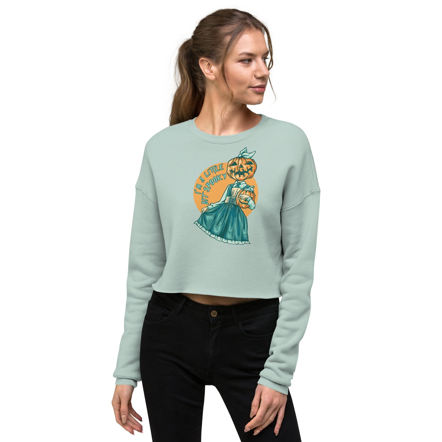 I'm A Little Bit Spooky Crop Sweatshirt