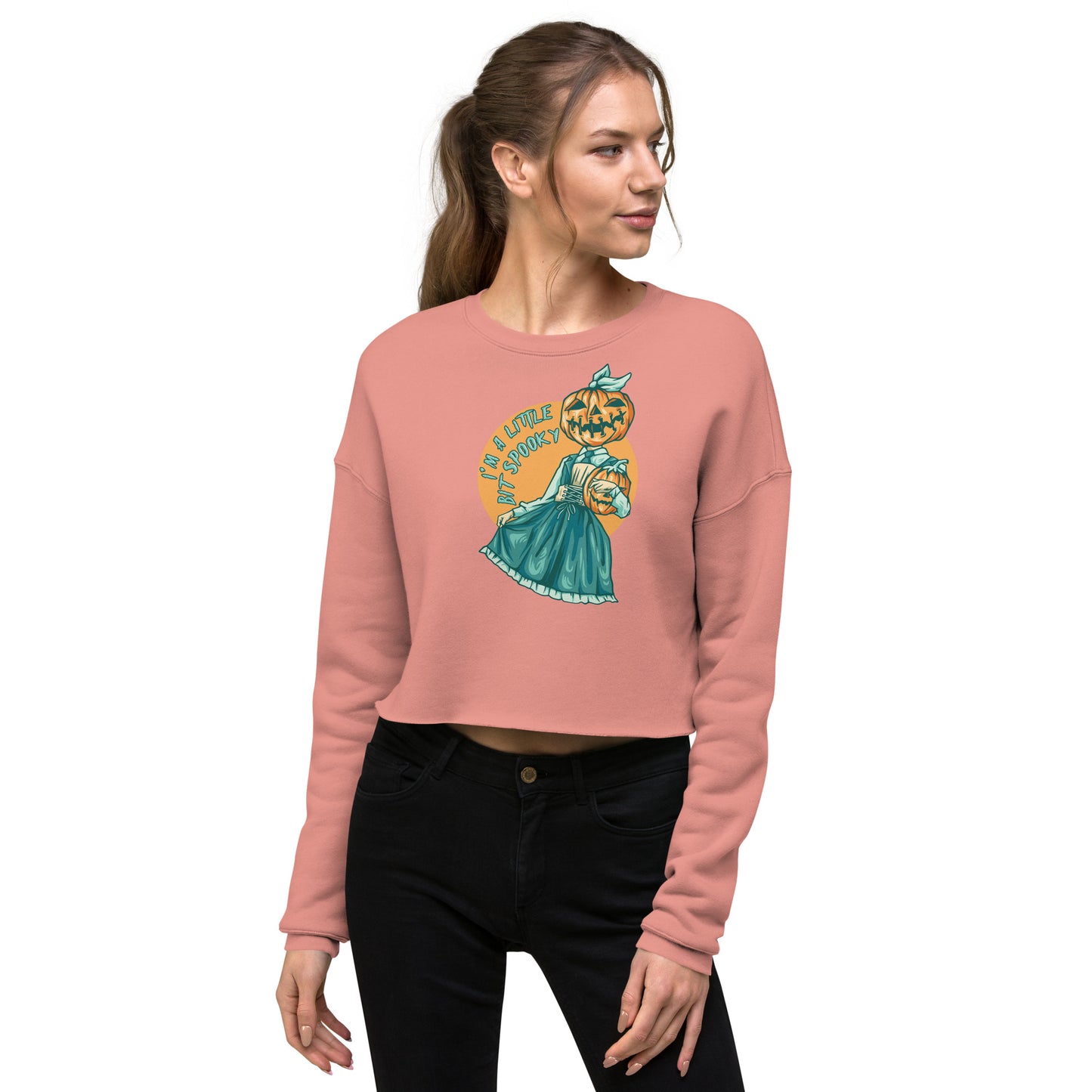 I'm A Little Bit Spooky Crop Sweatshirt